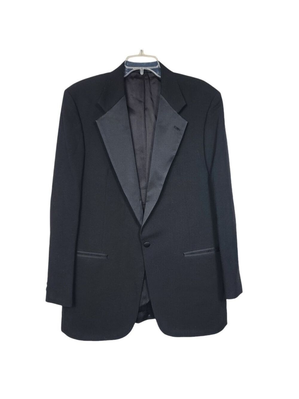 After Six Gingiss Custom Collection Black Blazer Men's 41 L
